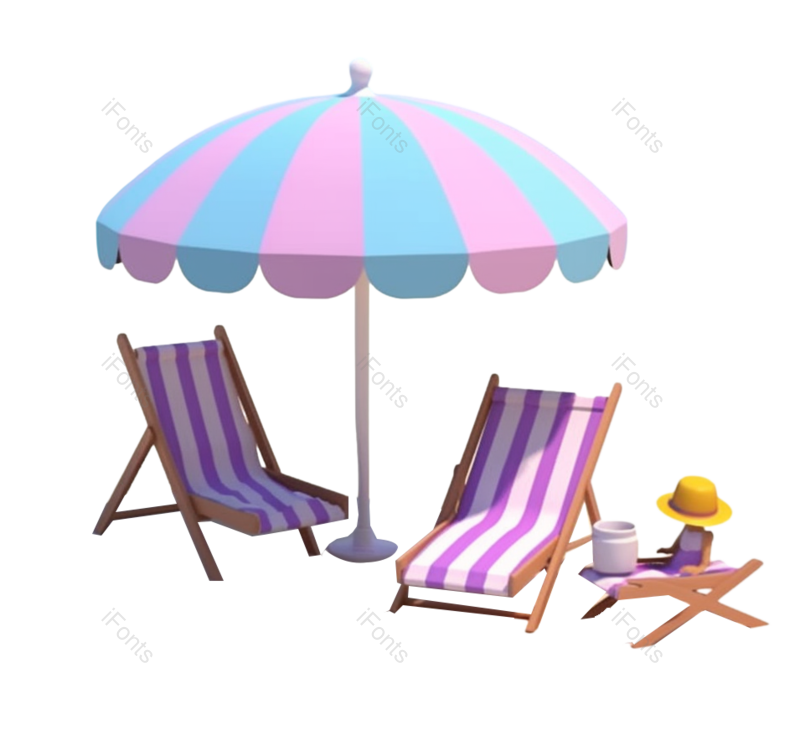 卡通图片,美女元素,夏天PNG,插画免抠素材